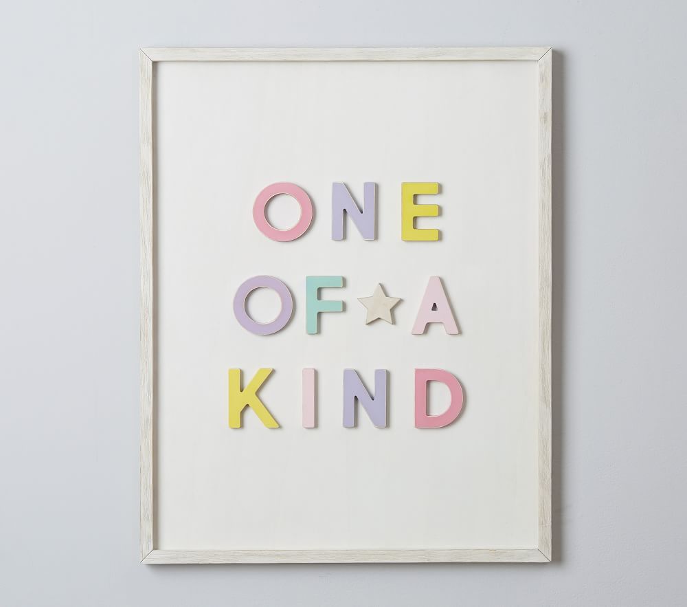 One Of A Kind Wood Sentiment Art
